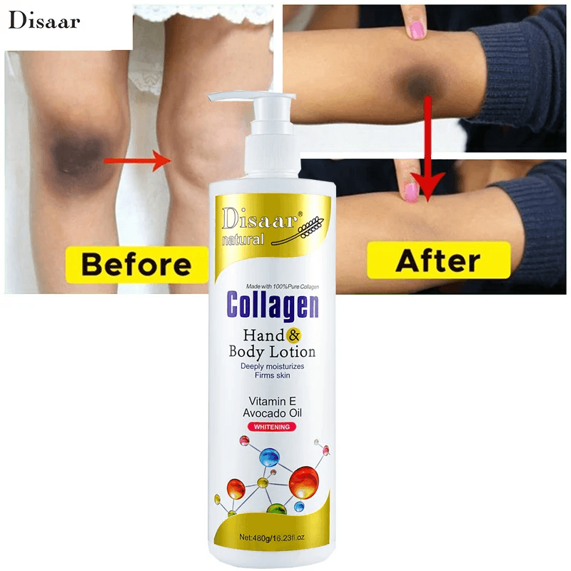 Disaar Collagen Brightening Hand & Body Lotion - 480g