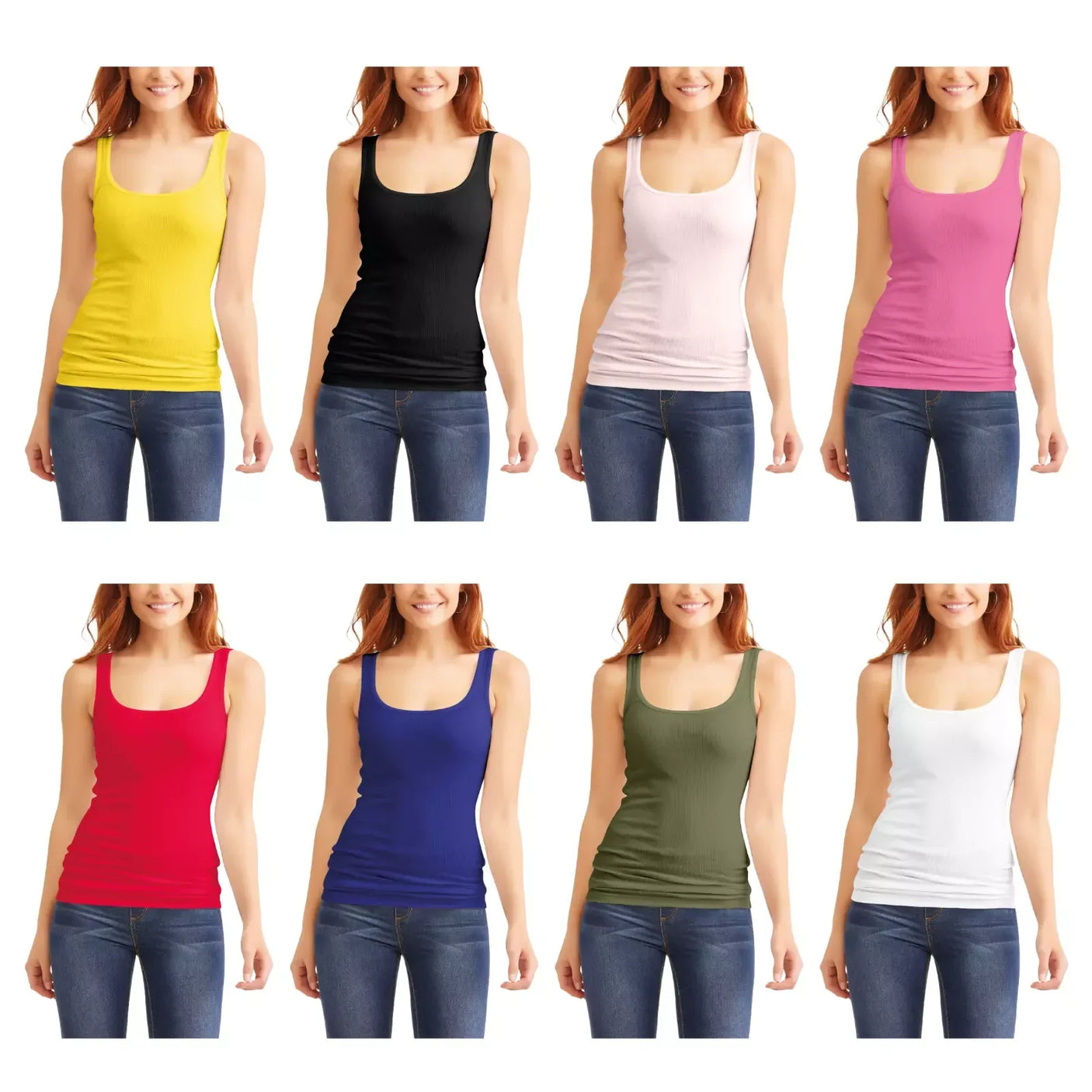 Women's Comfy & Stylish Tank Top - 2Pcs (Offer)