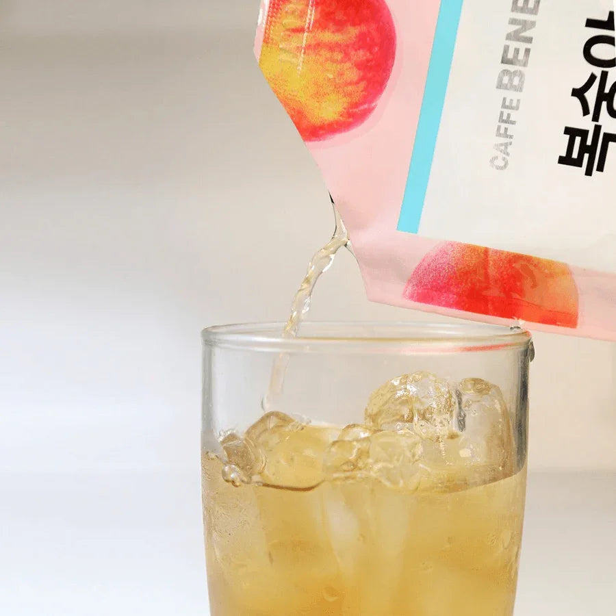 Caffe Bene Peach Ice Tea Drink - 190ml × 2 Pcs (Offer)