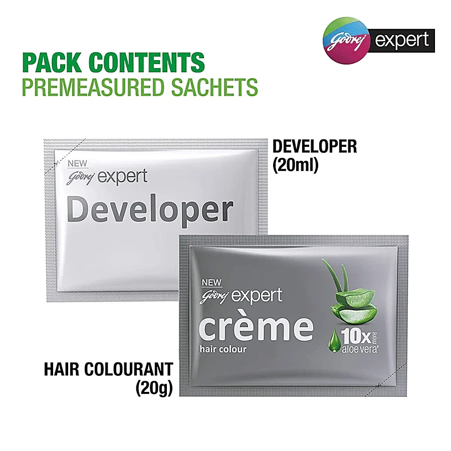 Godrej Expert Rich Creme Hair Color Natural Brown 4.00 - 20ml + 20ml