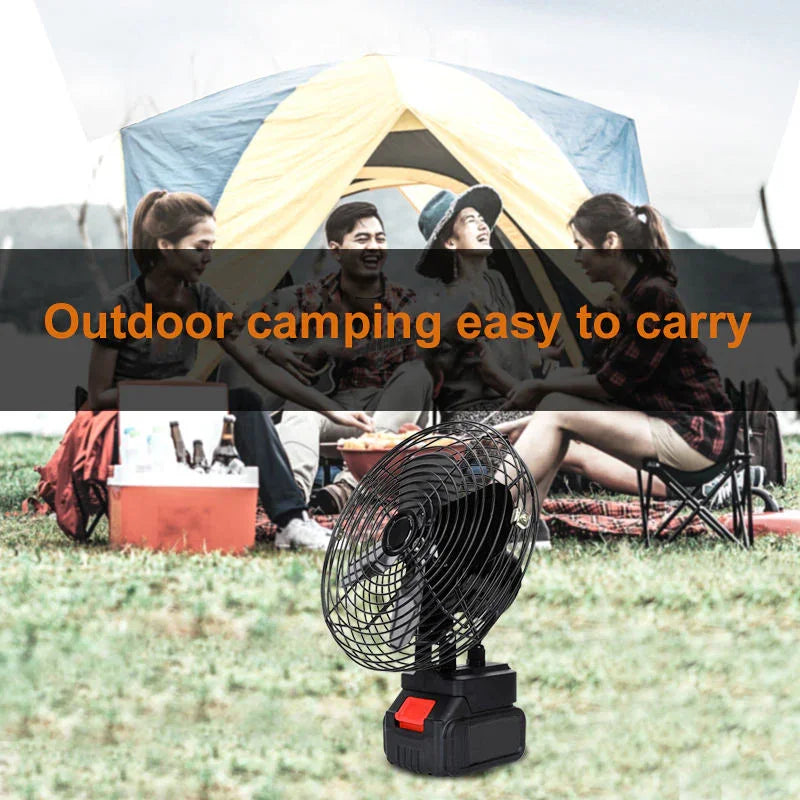 Portable Rechargeable Lithium Electric Fan Iron Body