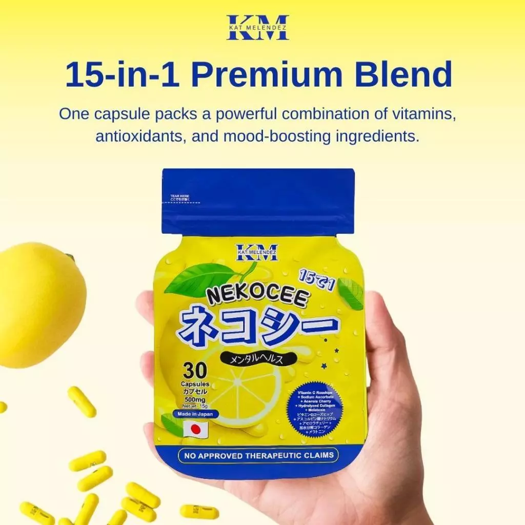 KM NEKOCEE 15 in 1 By Kat Melendez Rosy Glow Stress Relief - 30s