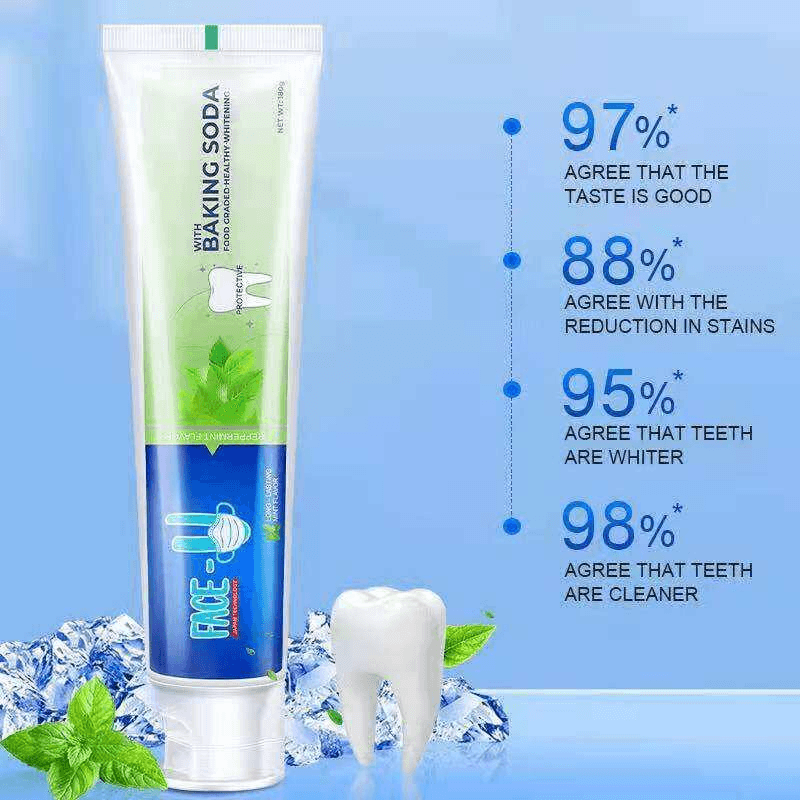 Face U Japan Technology Brightening Toothpaste With Baking Soda - 180g