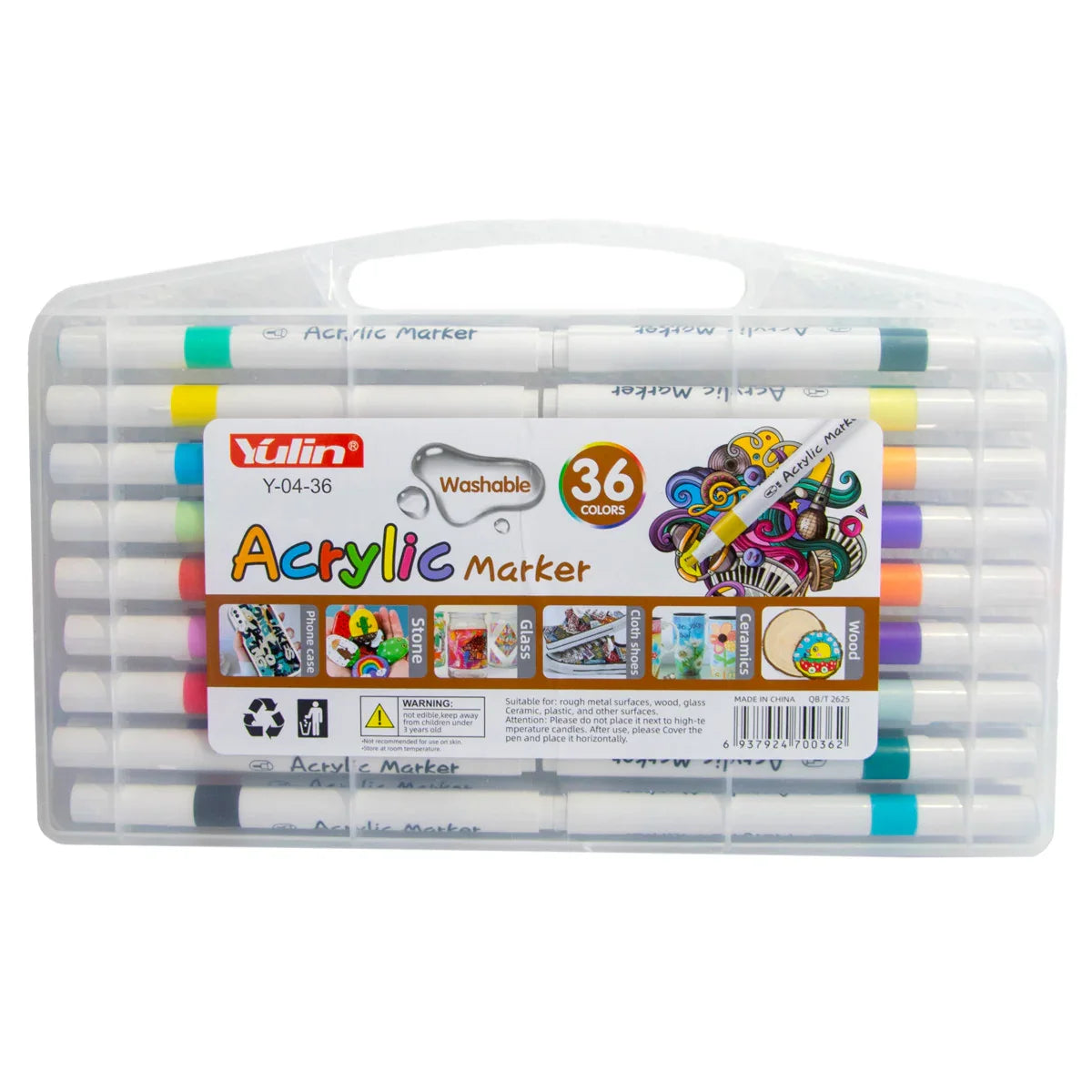 Acrylic Marker For Creative & Art Painting 36 Color Y-04-36