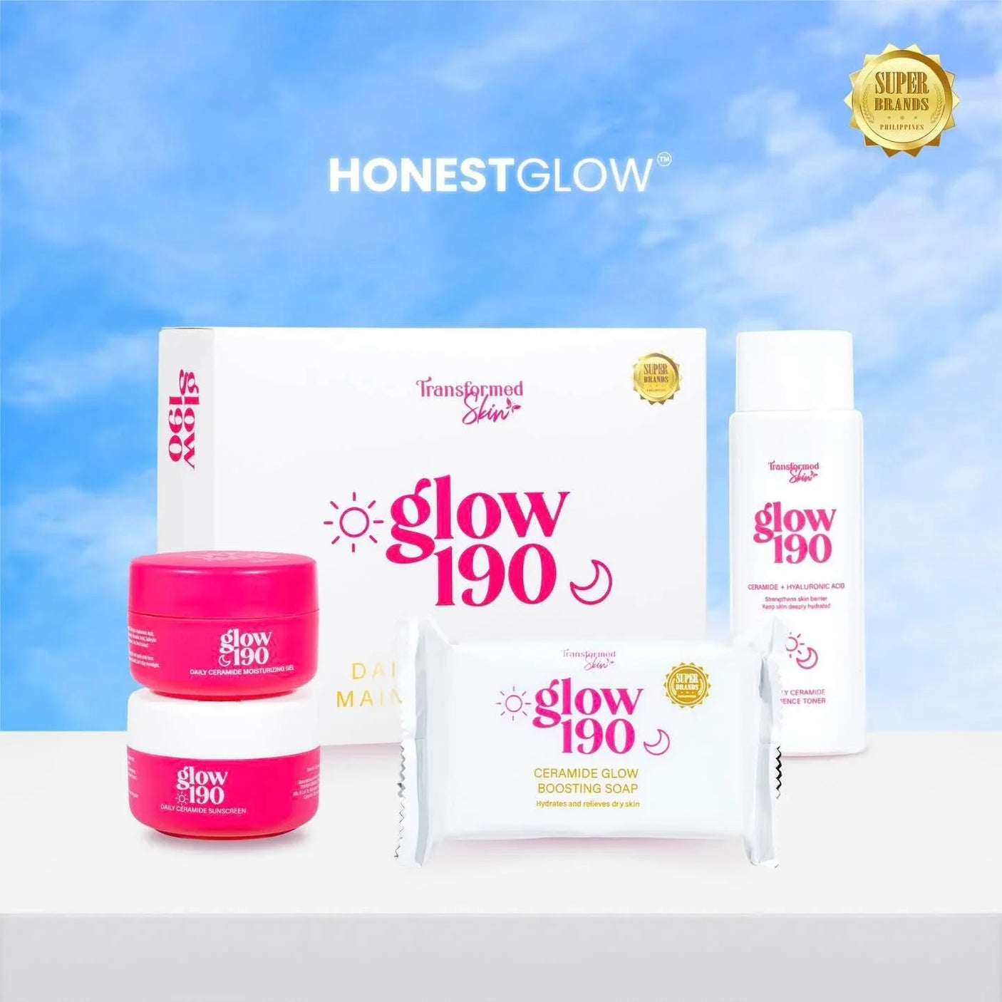 مجموعة ترانسفورميد سكين جلو 190 للصيانة