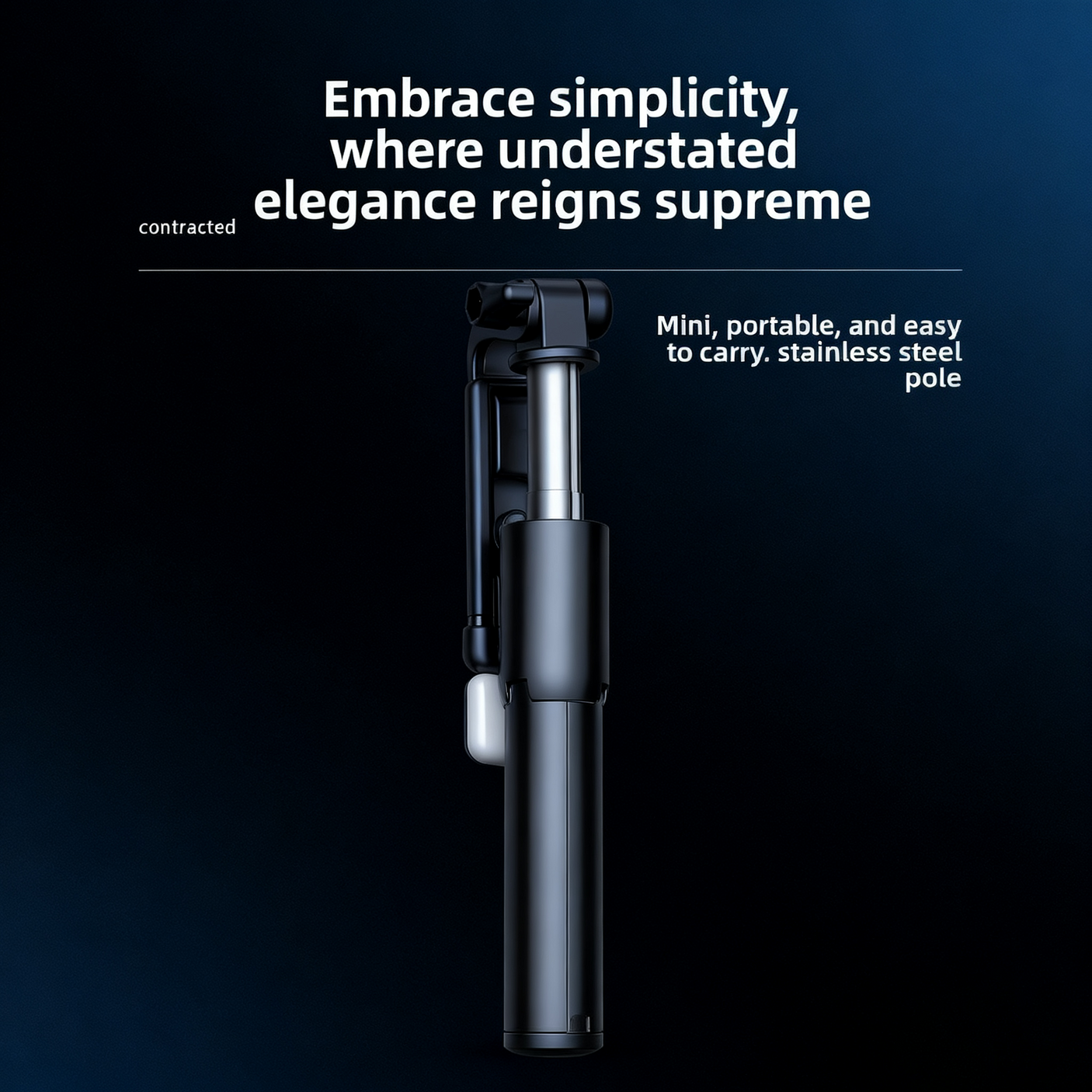 Tripod & Mini Live BroadCast Wireless Selfie Stick - R1S