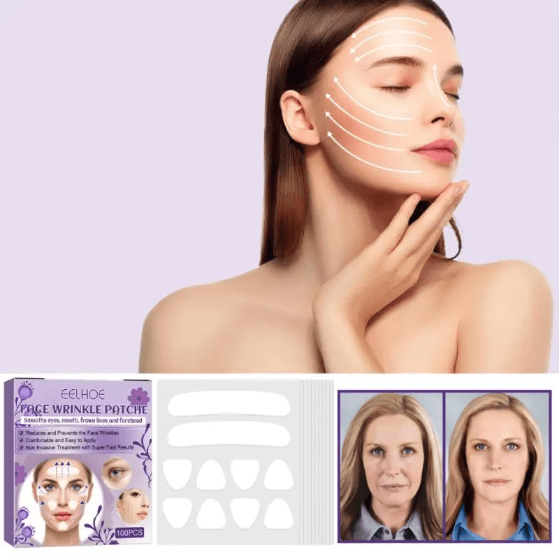 EELHOE Facial Wrinkle Patch Lifting & Firming Facial Skin - 100 Pcs