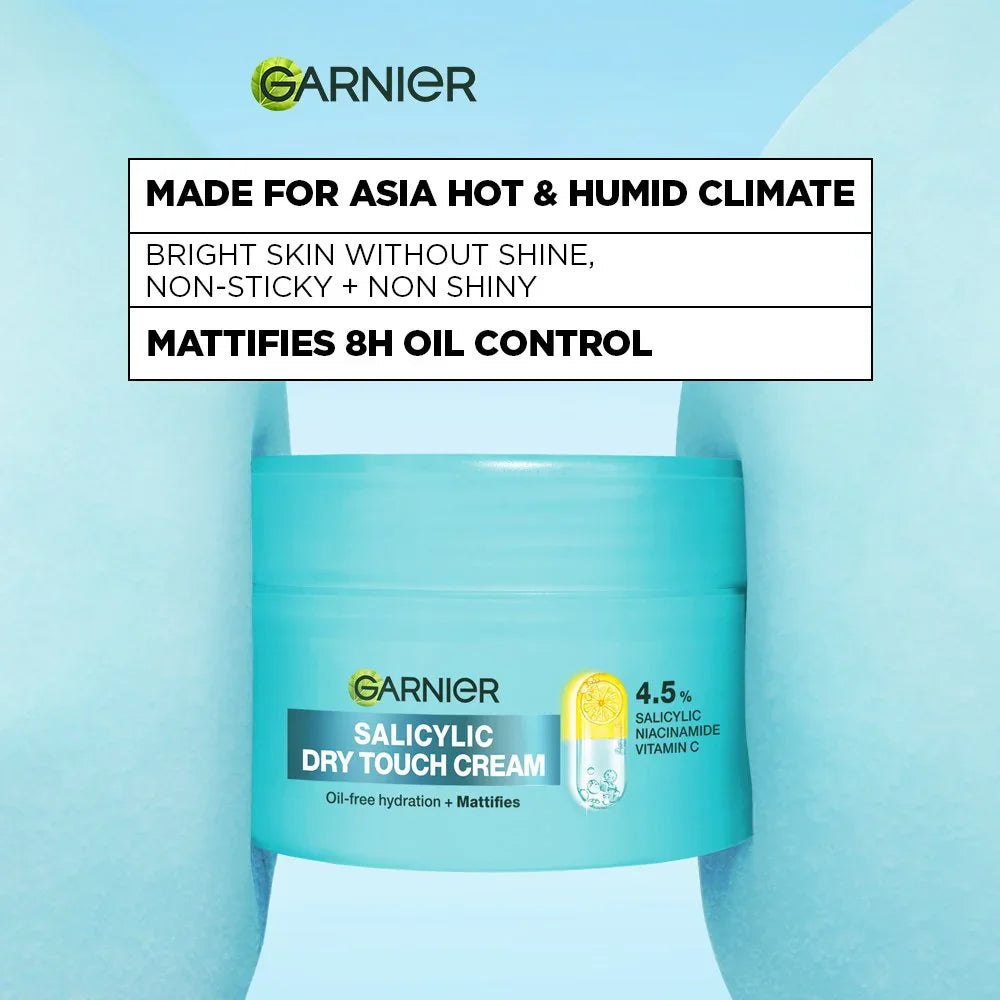 Garnier Salicylic Dry Touch Cream - 30ml