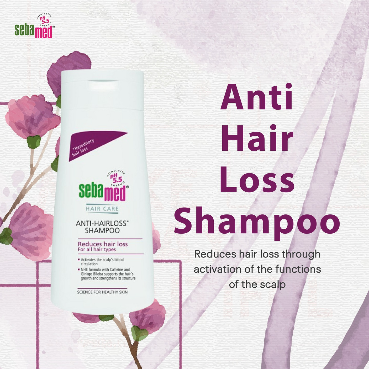 Sebamed Anti-Hairloss Shampoo - 200ml (Germany)