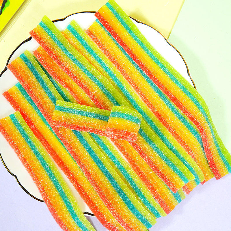 Chupa Chups Sour Belt Soft & Chewy Candy Mixed Fruit Flavour - 10g × 6Pcs