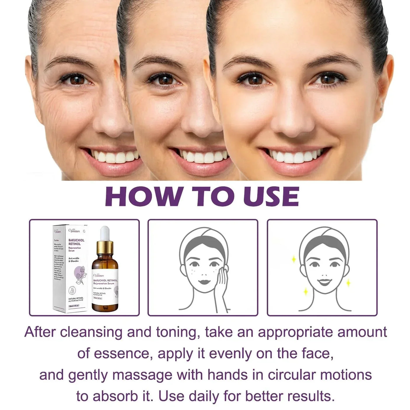 Venature Bakuchiol Retinol Rejuvenation Serum - 30ml