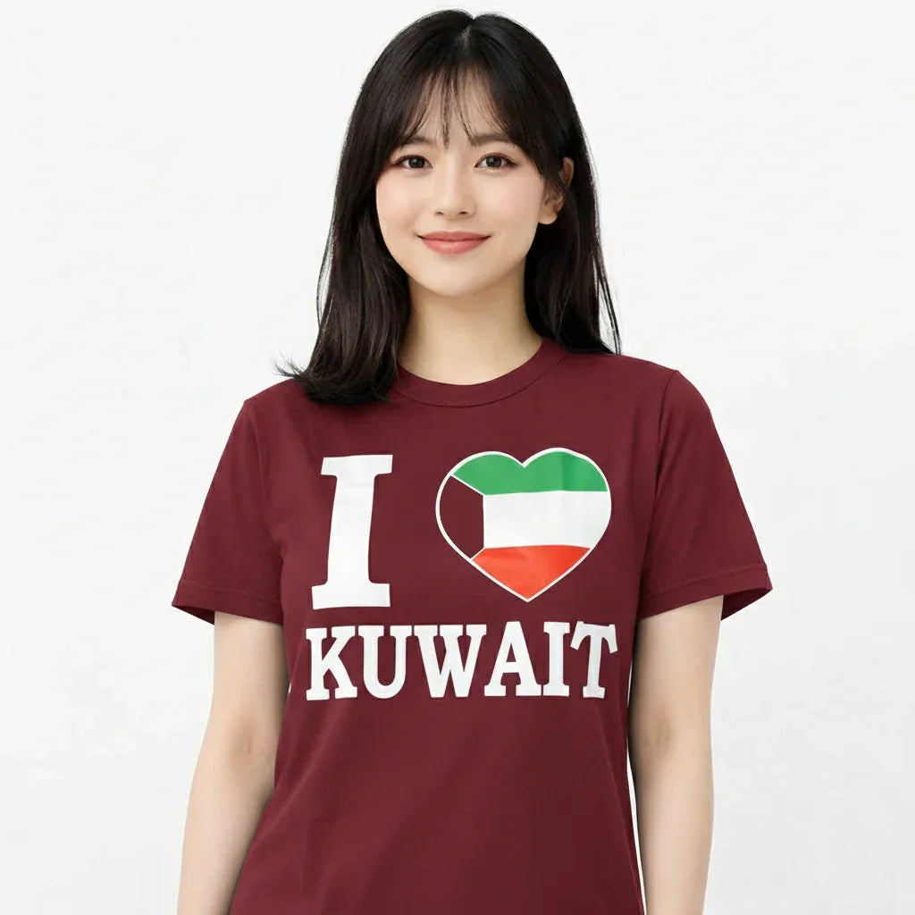 I Love Kuwait Women's T-Shirt #1027