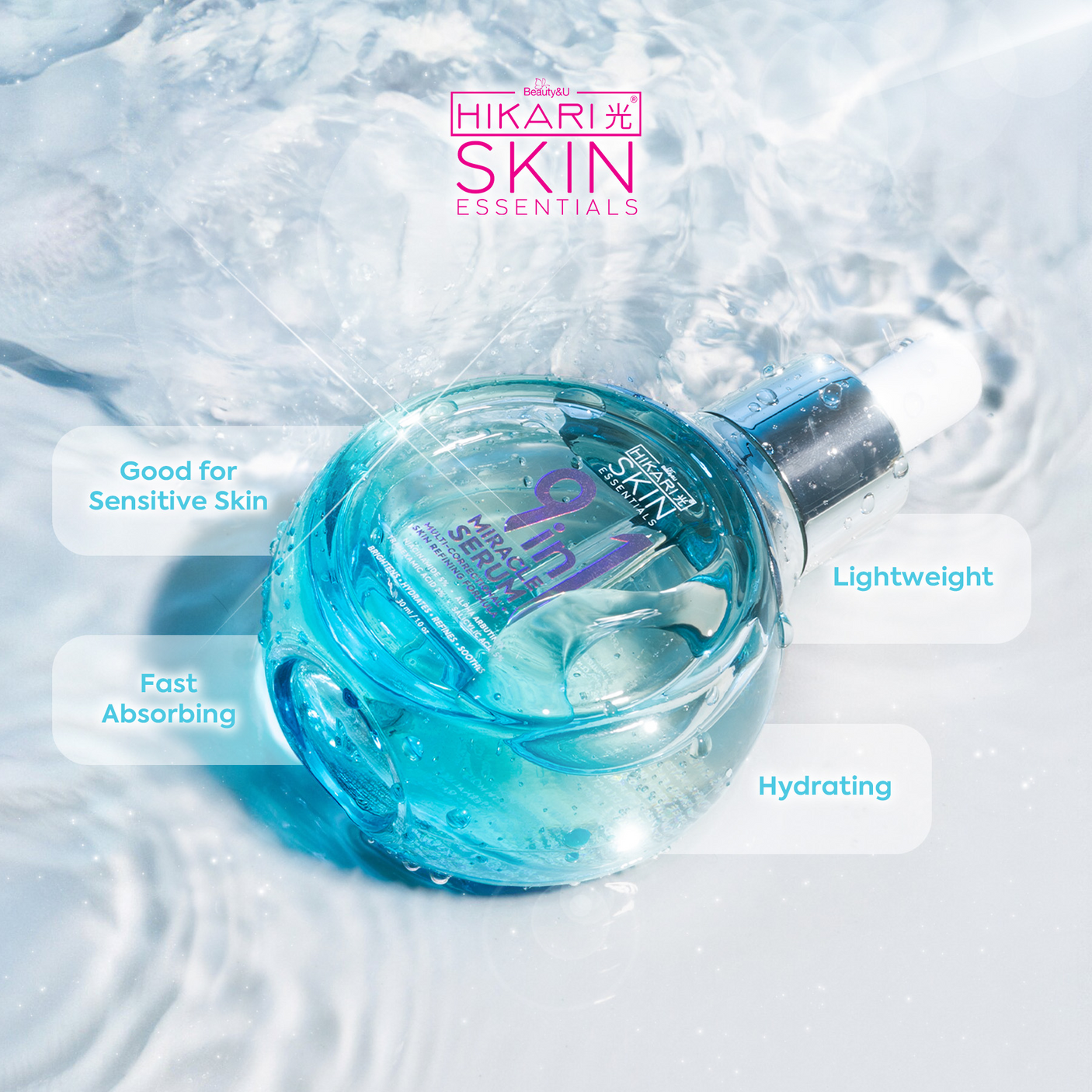 Hikari Skin Essentials 9 in 1 Miracle Serum - 30ml