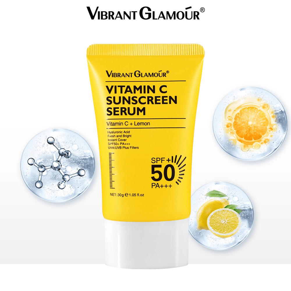 VIBRANT GLAMOUR مصل فيتامين سي الواقي من الشمس SPF 50+ PA+++ - 30 جرام