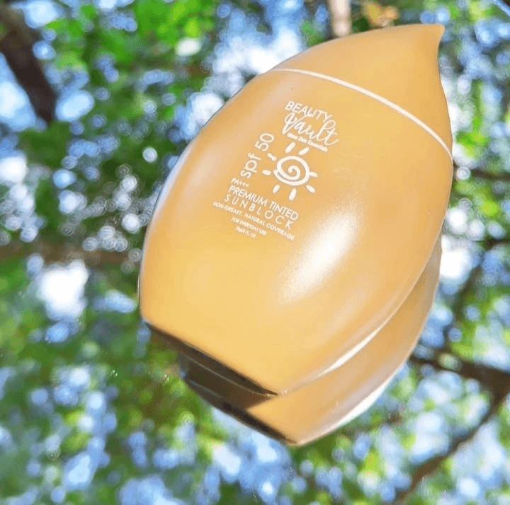 Beauty Vault Premium Tinted Sunblock SPF50 - 50g