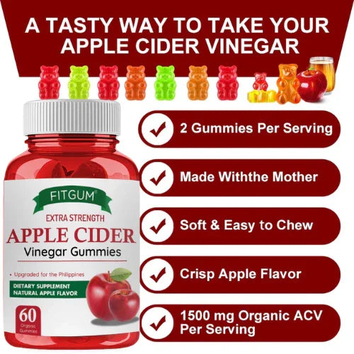 Fitgum Apple Cider Vinegar Gummies