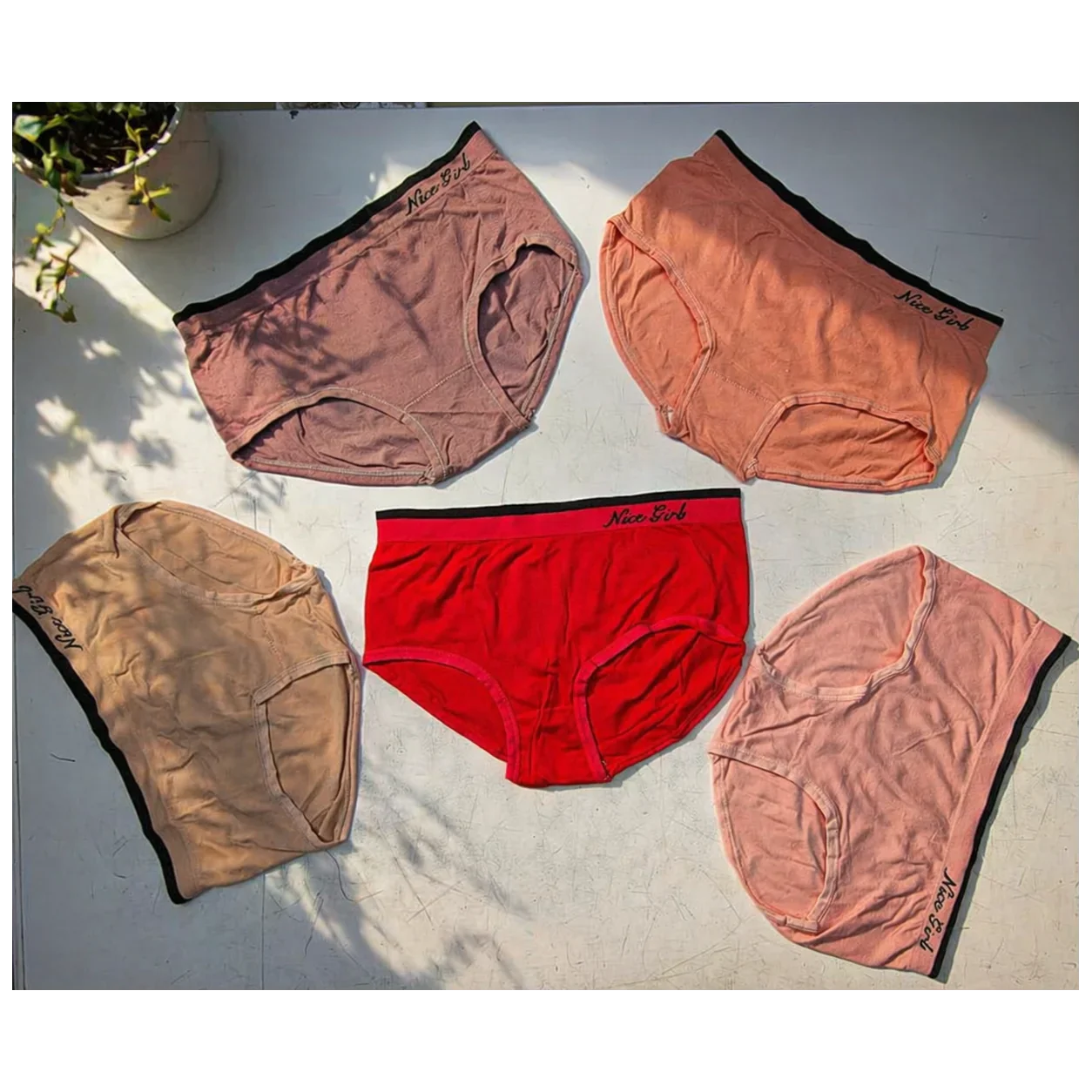 Women's Comfortable Breathable Briefs 3Pcs Set #906