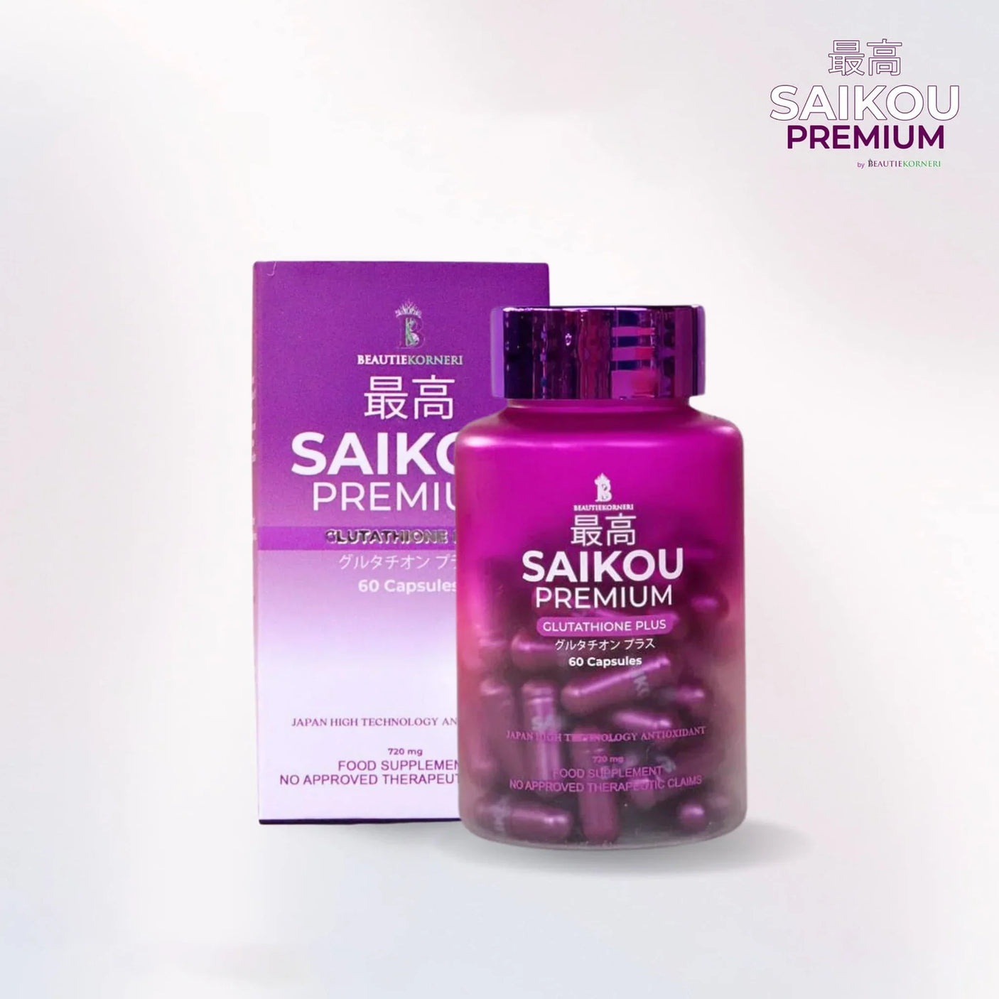 SAIKOU Premium Glutathione Plus