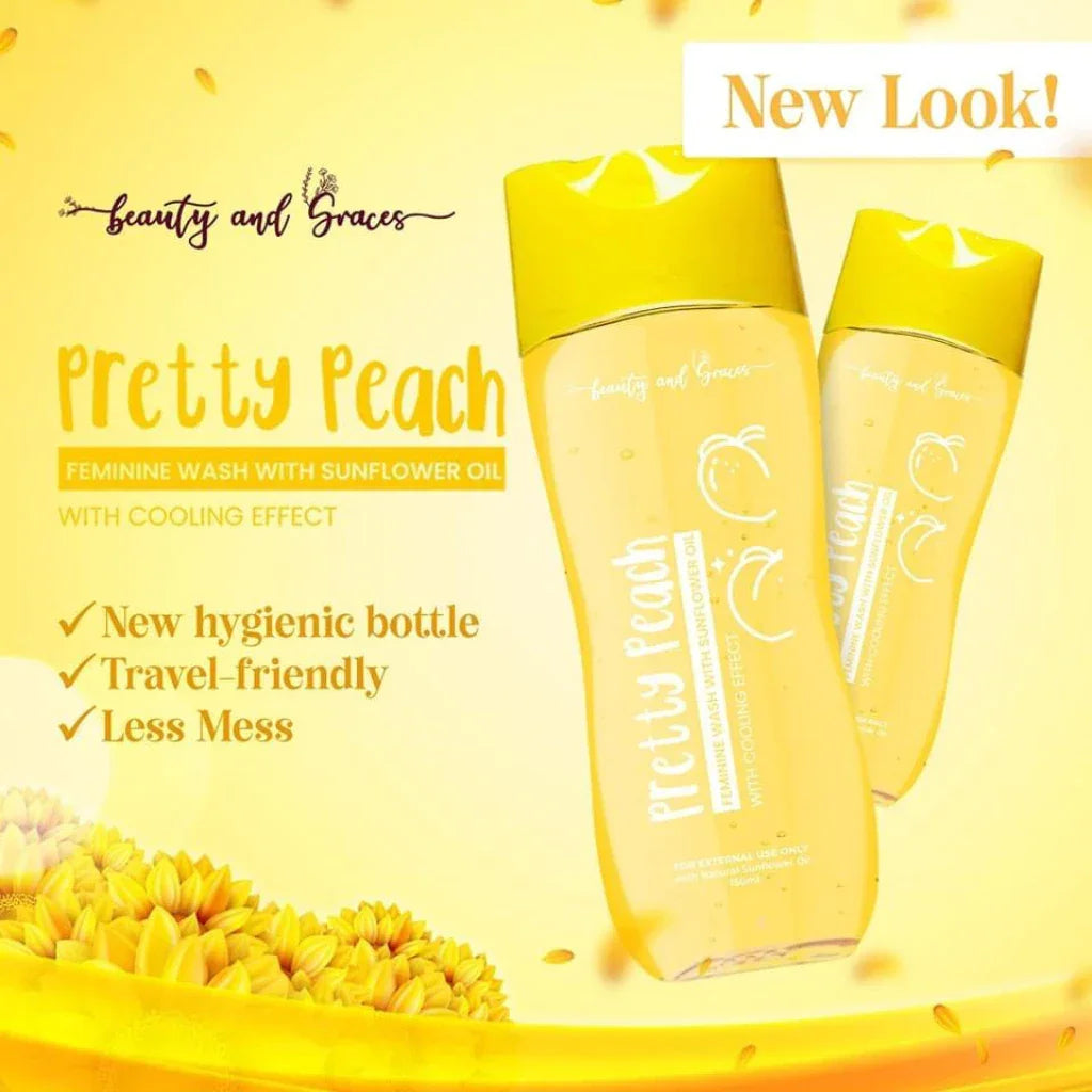Beauty and Graces Pretty Peach Feminine Wash - 150ml