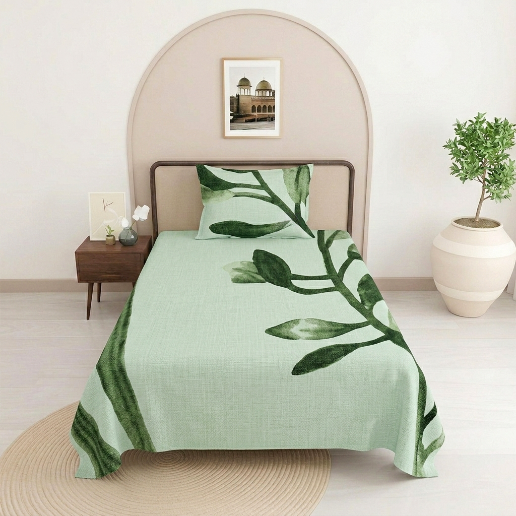 Active Single Flatsheet With One Pillow Cover - 150 x 230 CM (714)