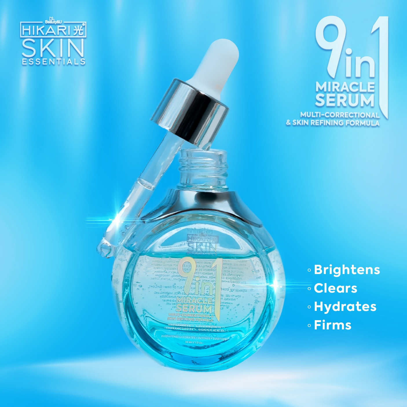 Hikari Skin Essentials 9 in 1 Miracle Serum - 30ml
