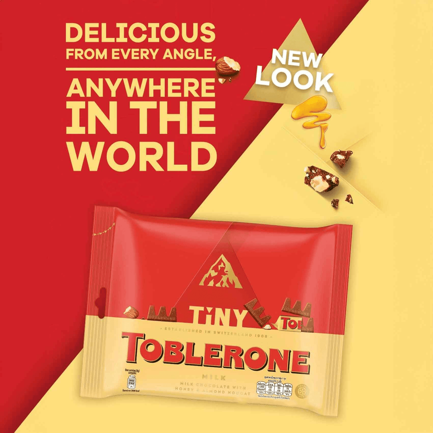 Toblerone Tiny Milk Chocolate - 168g × 3 Pcs (Offer)