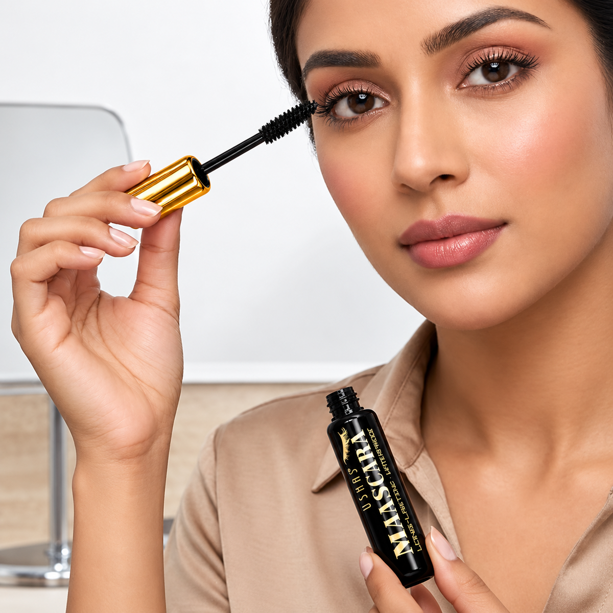 Ushas Mascara and Eyeliner Set - MA1081