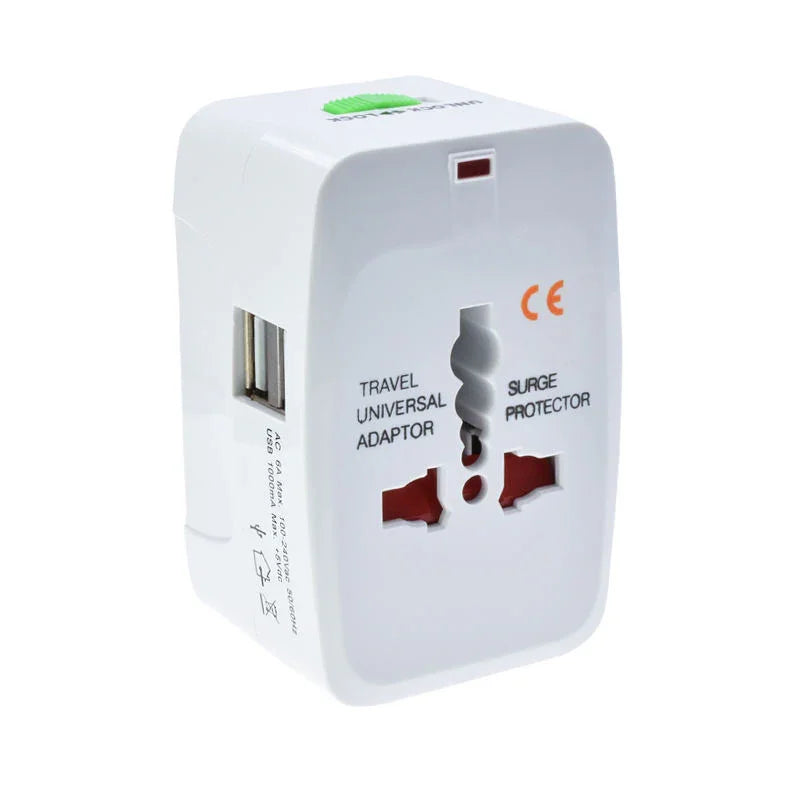 محول السفر العالمي الشامل الكل في واحد المزود ب USB