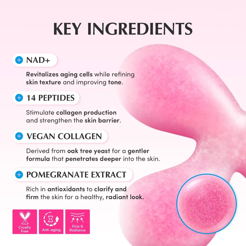 Eqqualberry Lush Blush NAD+ Peptide Boosting Toner - 150ml