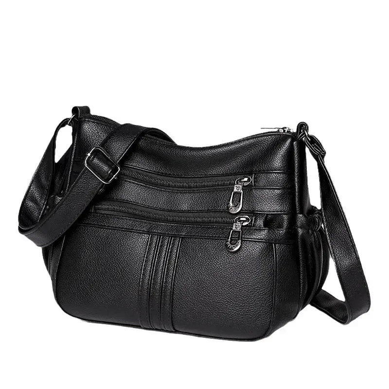 Vintage Lightweight Crossbody Bag - 8601-1