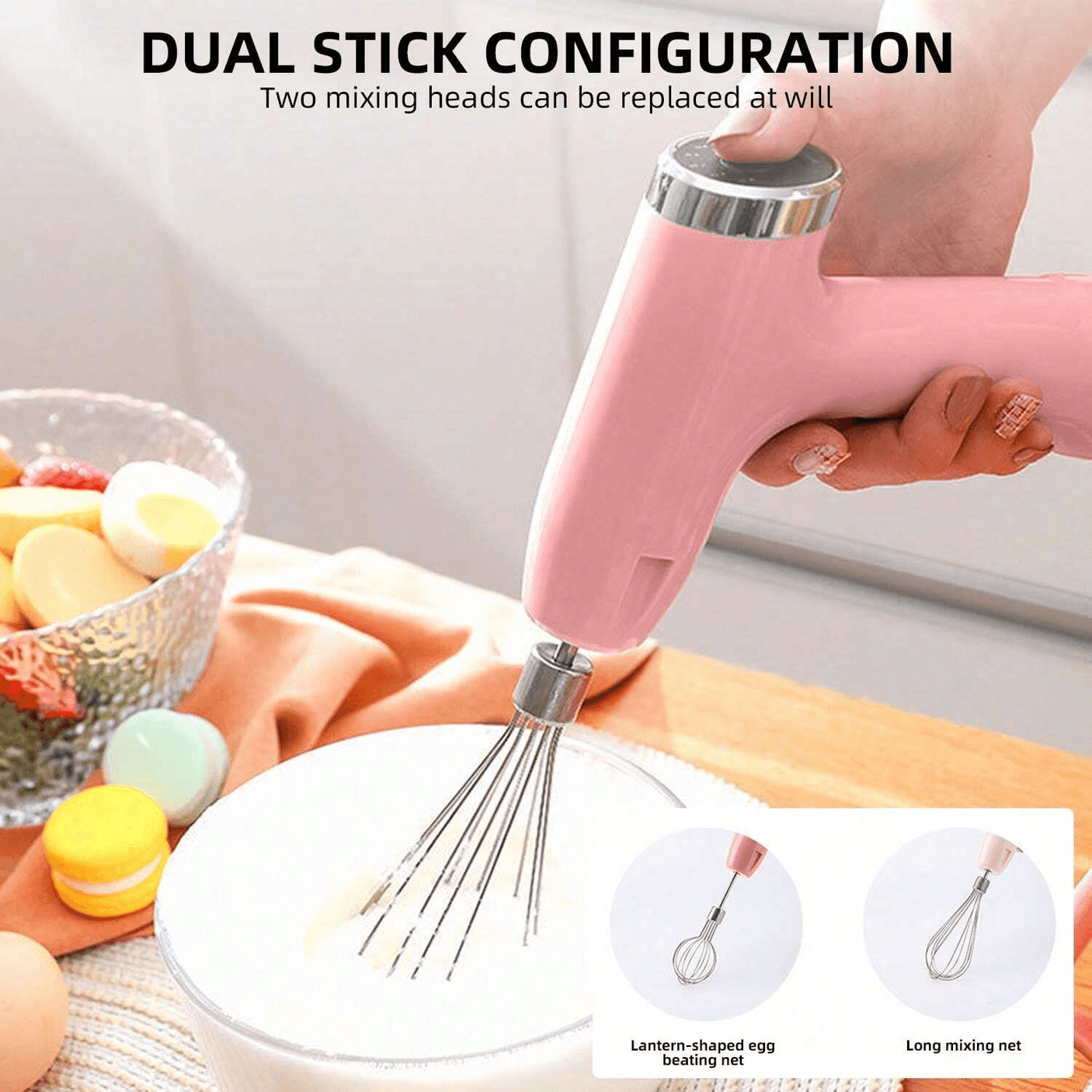 Electric 2 In 1 Wireless Mini Mixer Multi Function Cooking Machine