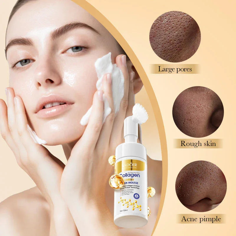 Sadoer Collagen Anti-Aging Facial Cleansing Mousse - 120ml