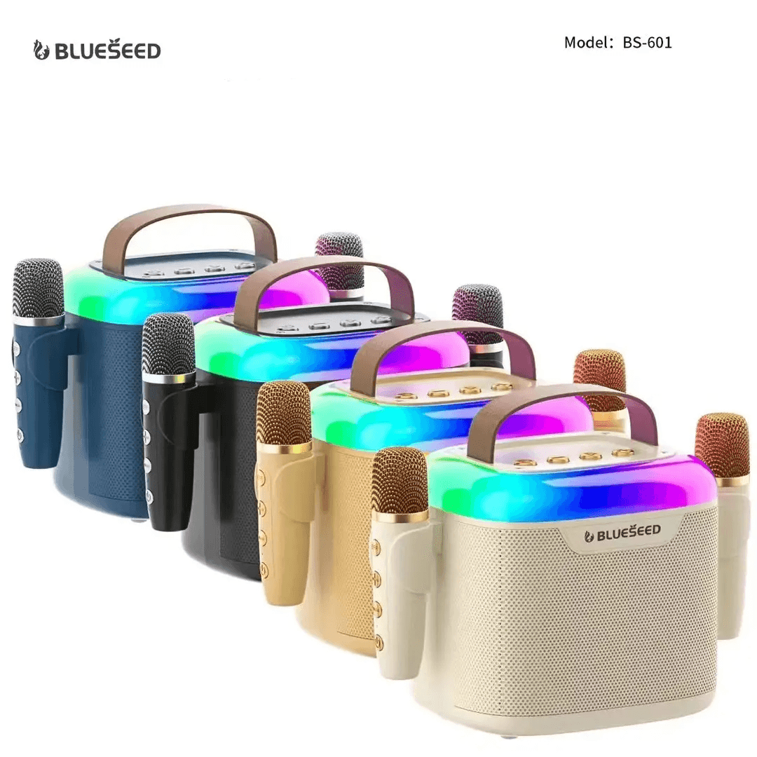 Blueseed Portable Karaoke Speaker With Two Microphone BS-601