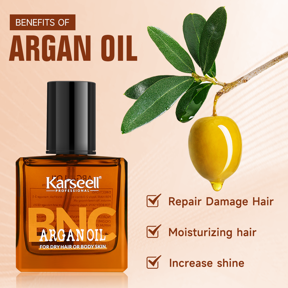 Karseell BNC Argan Oil For Dry Hair Or Body Skin - 60ml