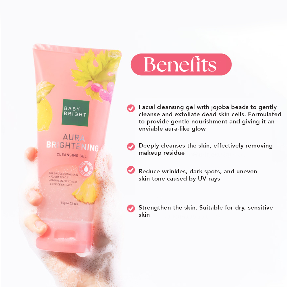 Baby Bright Aura Brightening Facial Cleansing Gel - 185g