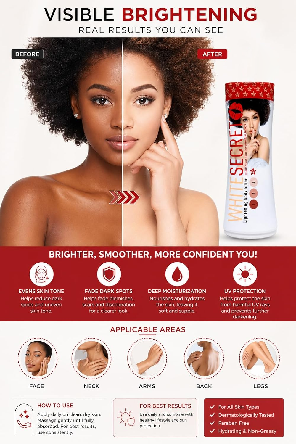 White Secret Brightening Body Lotion - 300ml