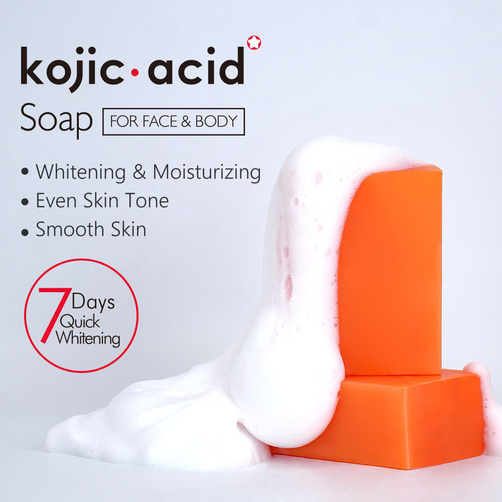 Guanjing Beauty Kojic Acid Soap For Face & Body - 100g (2+1) Offer
