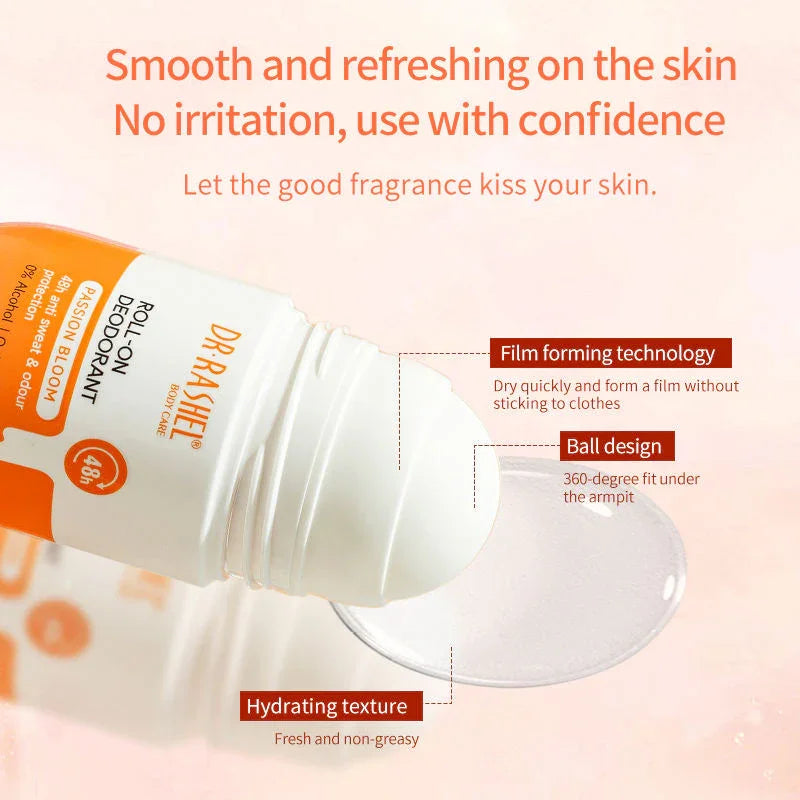 Dr.Rashel Passion Bloom 48H Deodorant Roll-On - 50ml