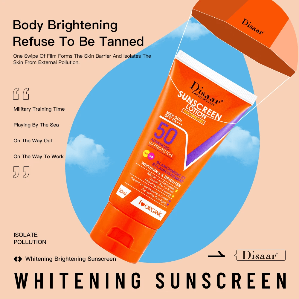 Disaar Sunscreen Lotion Brightening & Brighten Spf 50 - 50ml