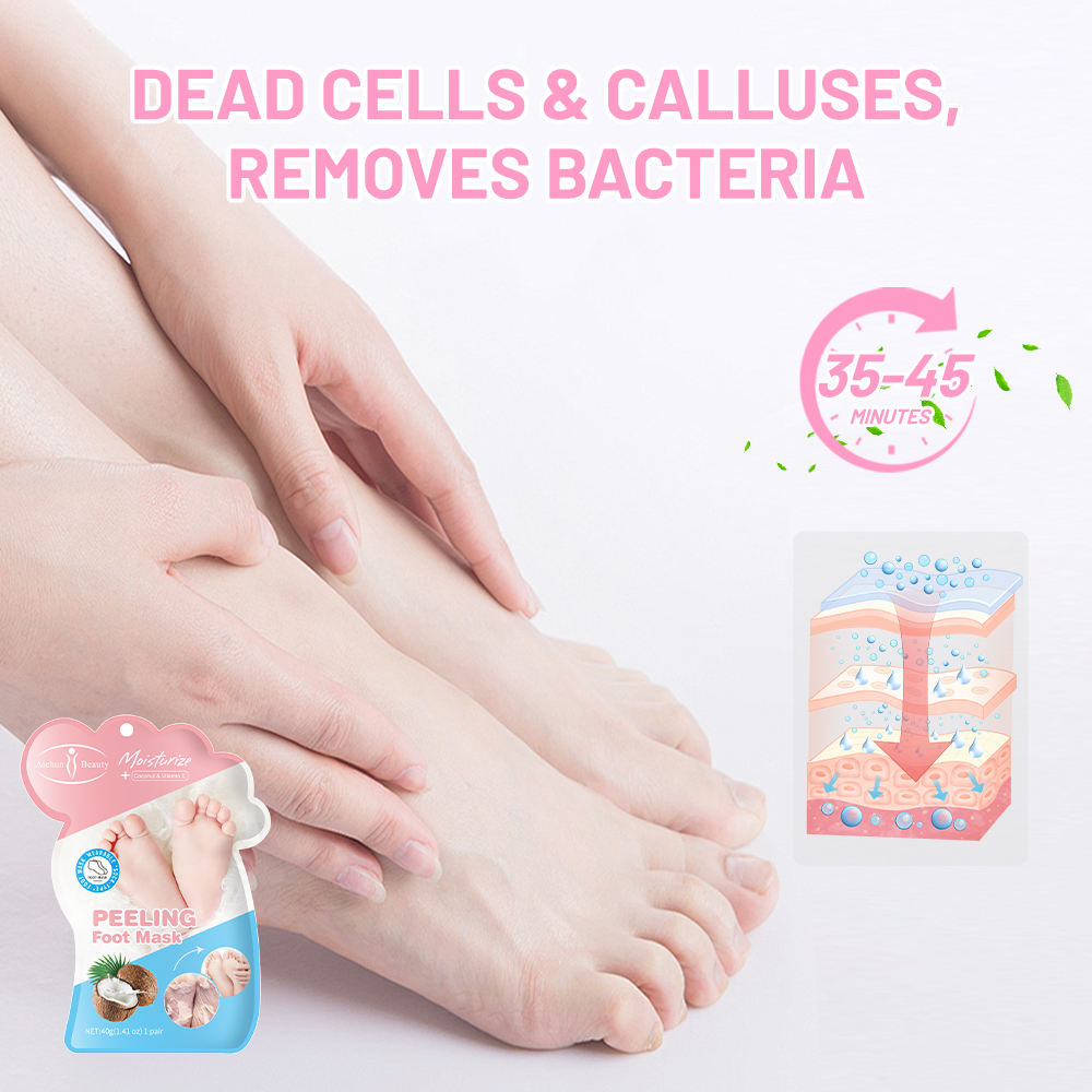 Aichun Beauty Coconut & Vitamin E Foot Peeling Mask - 40g