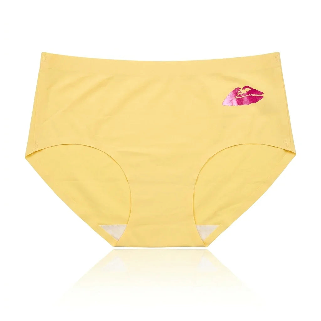 Women's Mid-Waist Seamless Underwear Panty - #322
