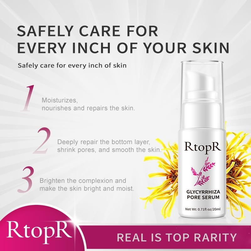 RtopR Glycyrrhiza Pore Face Serum - 20ml