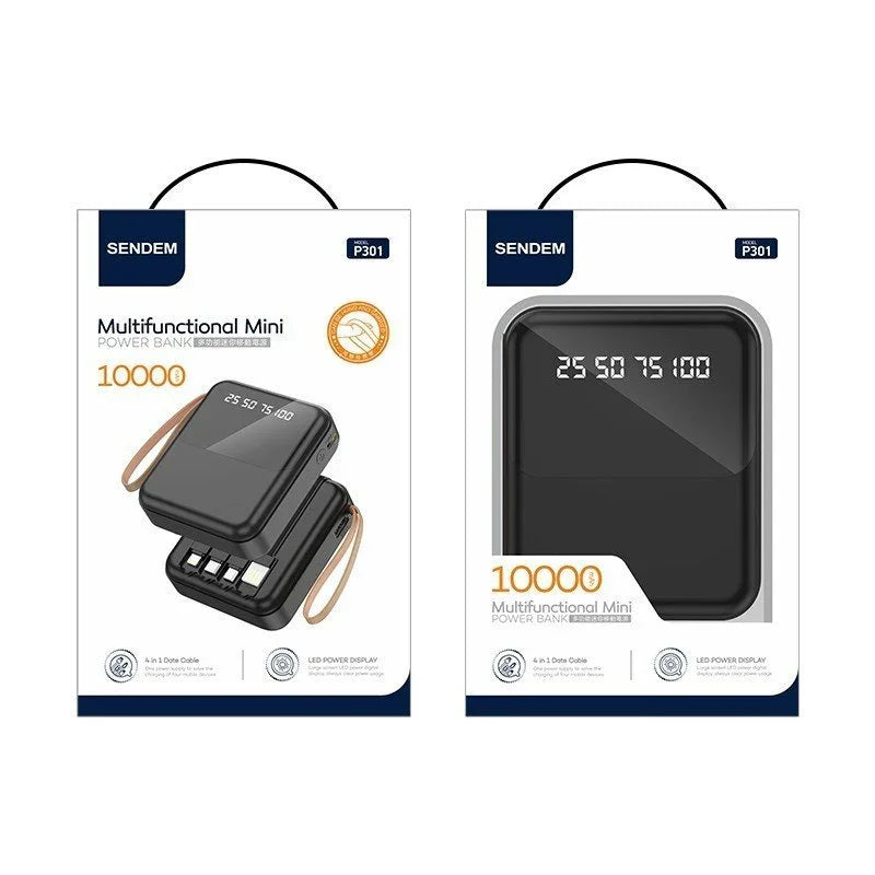 Sendem Multifunctional Mini Power Bank 10000mAh - P301