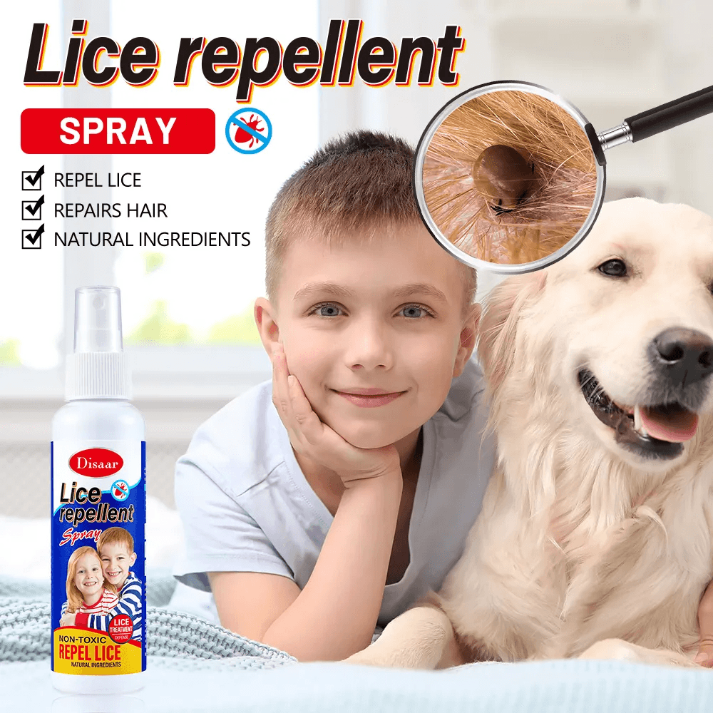 Disaar Lice Repellent Spray With Mint & Rosemary - 120ml