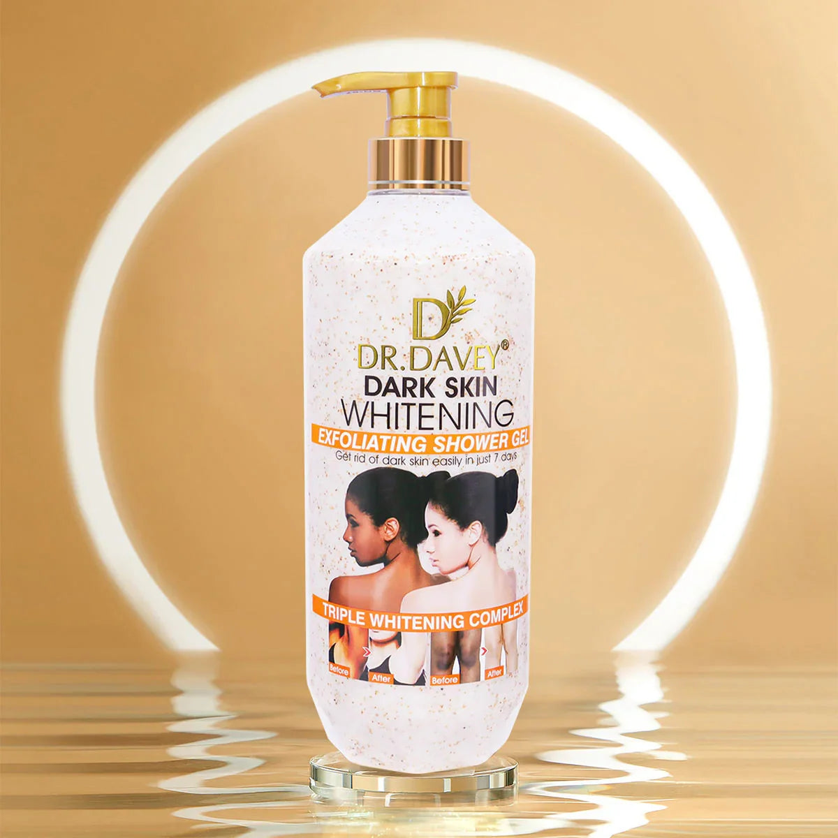 Dr. Davey Dark Skin Brightening Exfoliating Shower Gel - 1000ml