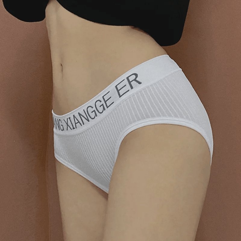 Mid Waist Woman Honeycomb Sport Panties - 165