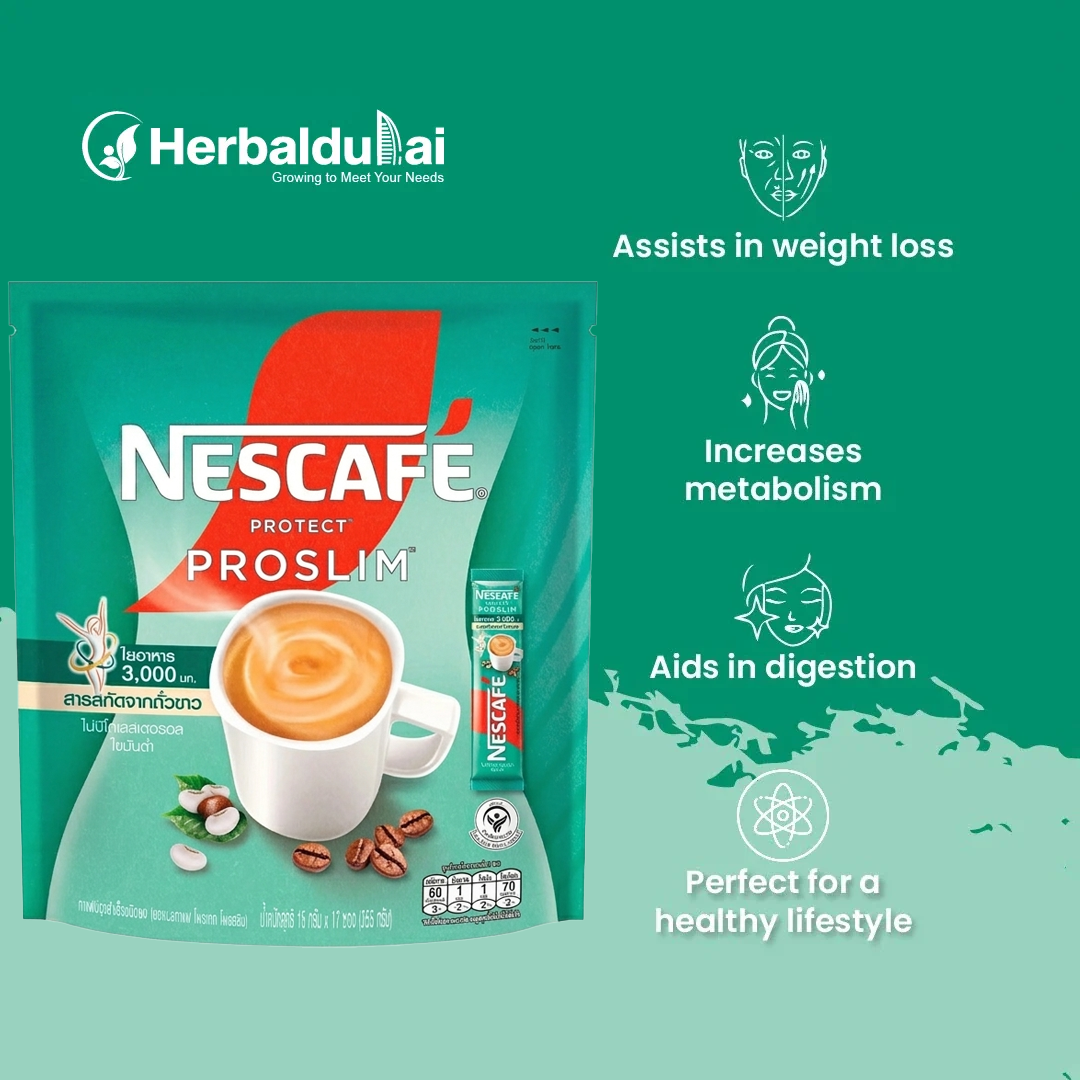 Nescafe Proslim Instant Coffee - 15g x 17 Sachets (255g)