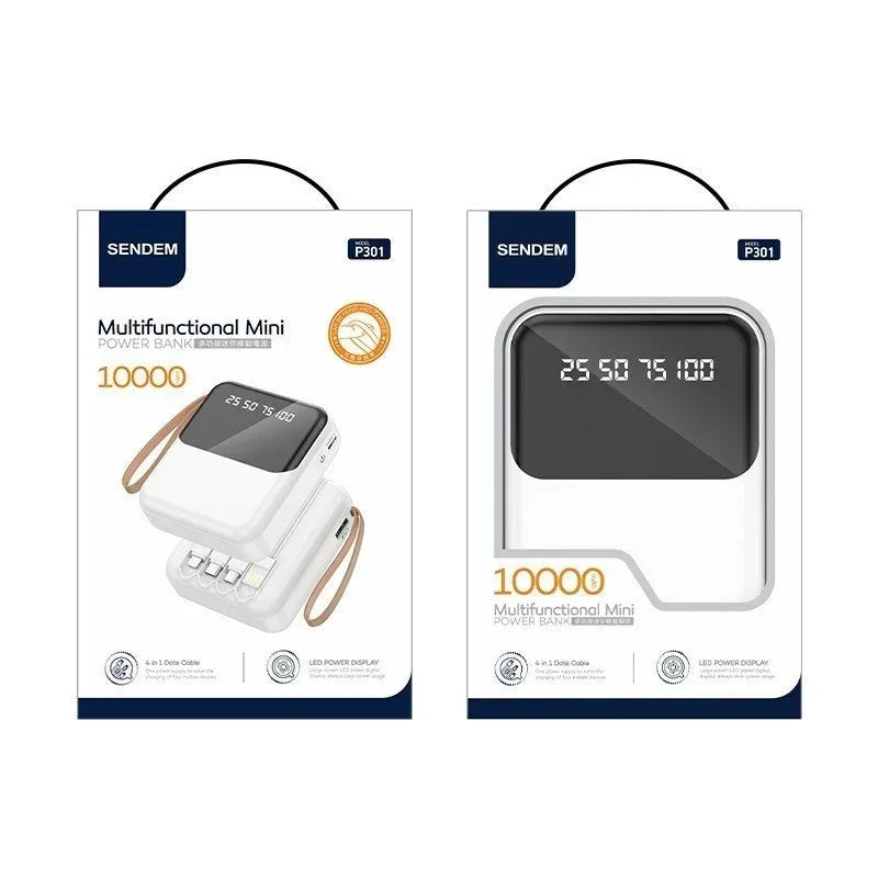 Sendem Multifunctional Mini Power Bank 10000mAh - P301