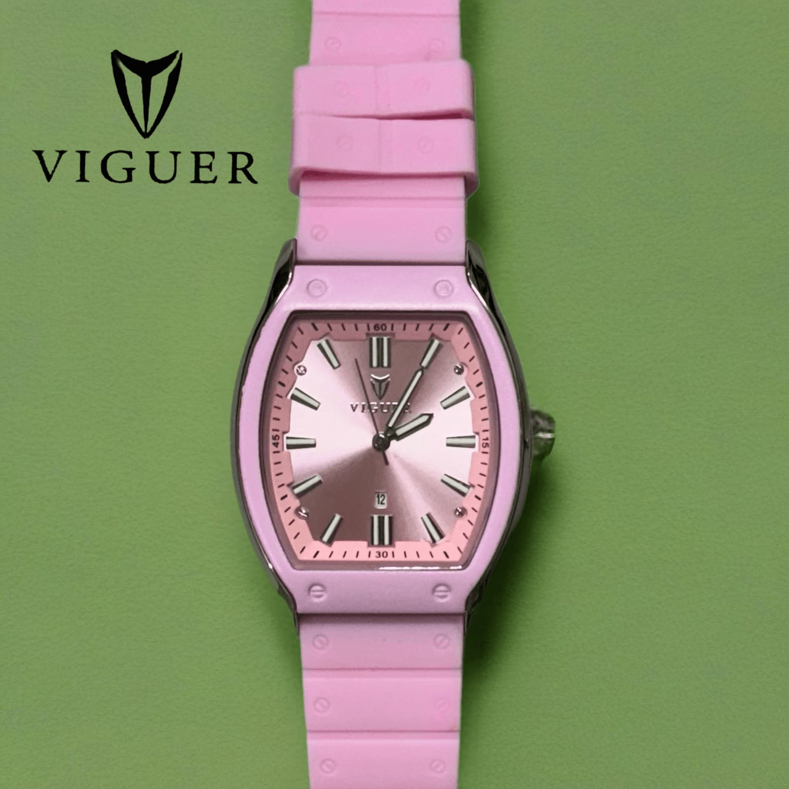 ساعة يد نسائية أنالوج مقاومة للماء من VIGUER - 8733M