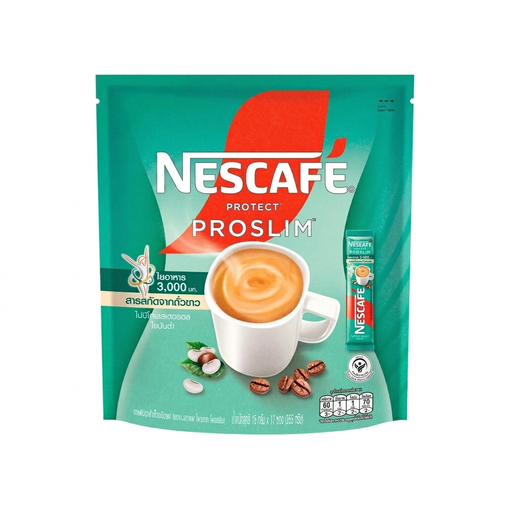 Nescafe Proslim Instant Coffee - 15g x 17 Sachets (255g)